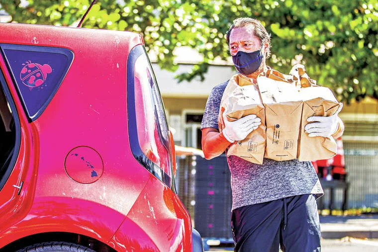 Food BasketFeeds Thousands At Old Kona Airport
