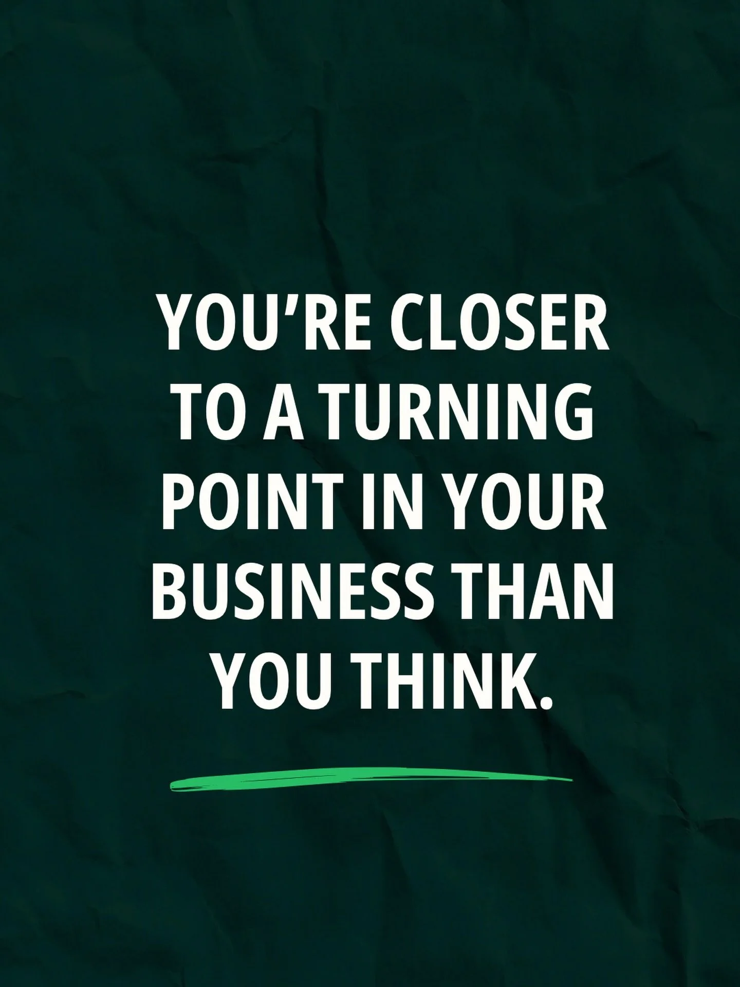 ⭐️You&rsquo;re closer to a turning point in your business than you think.

🫶🏻 You&rsquo;ve done the hard work building plans past bedtime. You&rsquo;ve developed the expertise from years of doing it yourself. You&rsquo;ve shown up to jump every hur