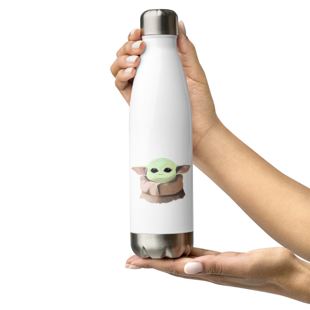 Grogu Stainless Steel Water Bottle copy — trish MICHAEL