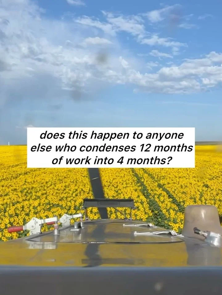 Can anyone relate to this? Also worth mentioning that Tyson and I do not share this feeling. He&rsquo;s always ready for the off season but I thrive having a purpose in life. 

#agaviation #flyiton #flylow #ndaviation #thrush #cropduster