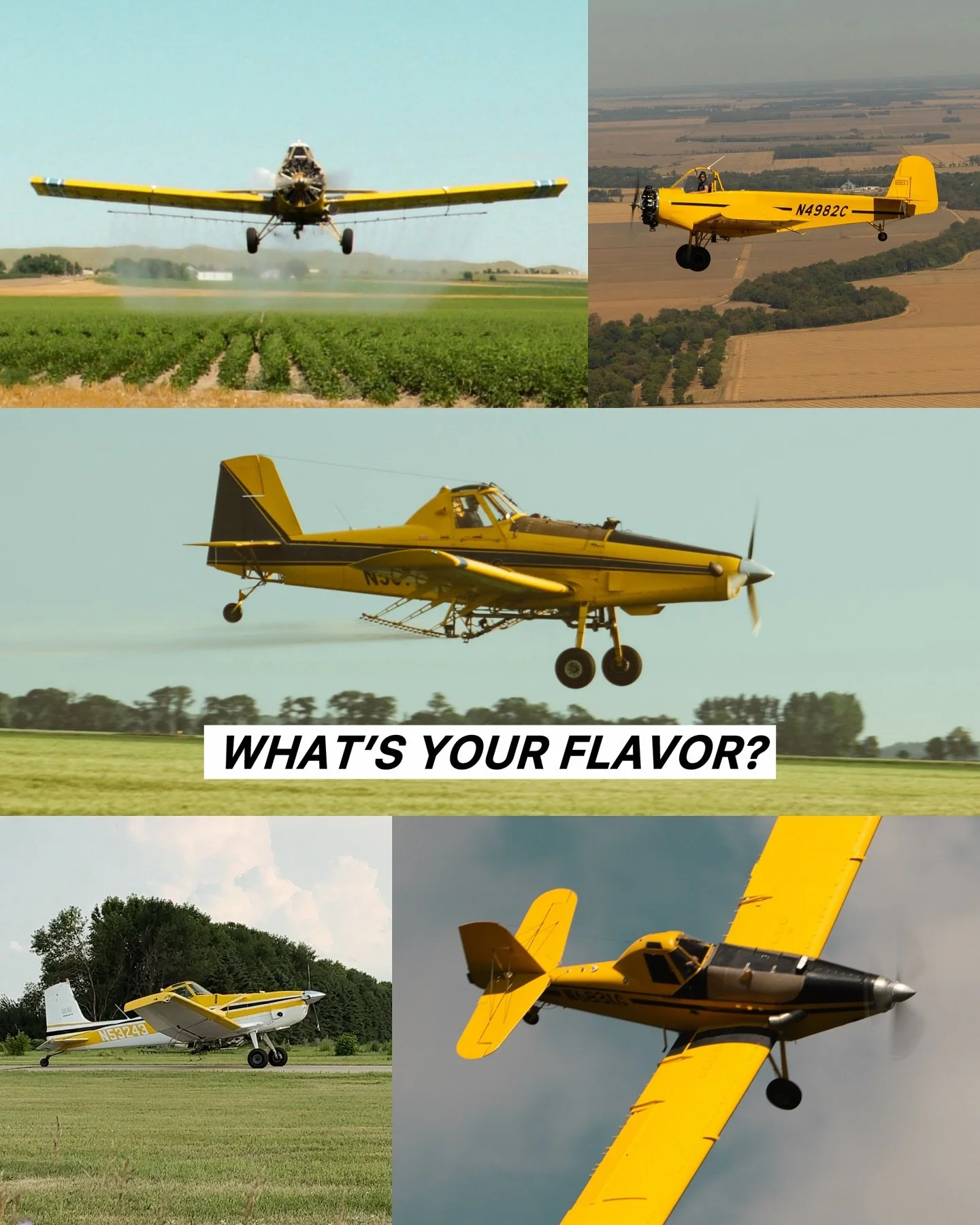 Let us know below!! 

#agaviation #thrush #airtractor #flyiton #agtruck #yellowairplanes #cropduster