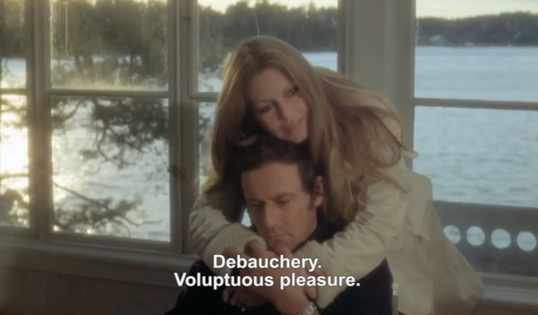 Bridget Bardot and Jane Birkin in the film Don Juan, or if Don Juan Were a Woman, 1973.

Don Juan ou Si Don Juan &eacute;tait une femme, 1973.