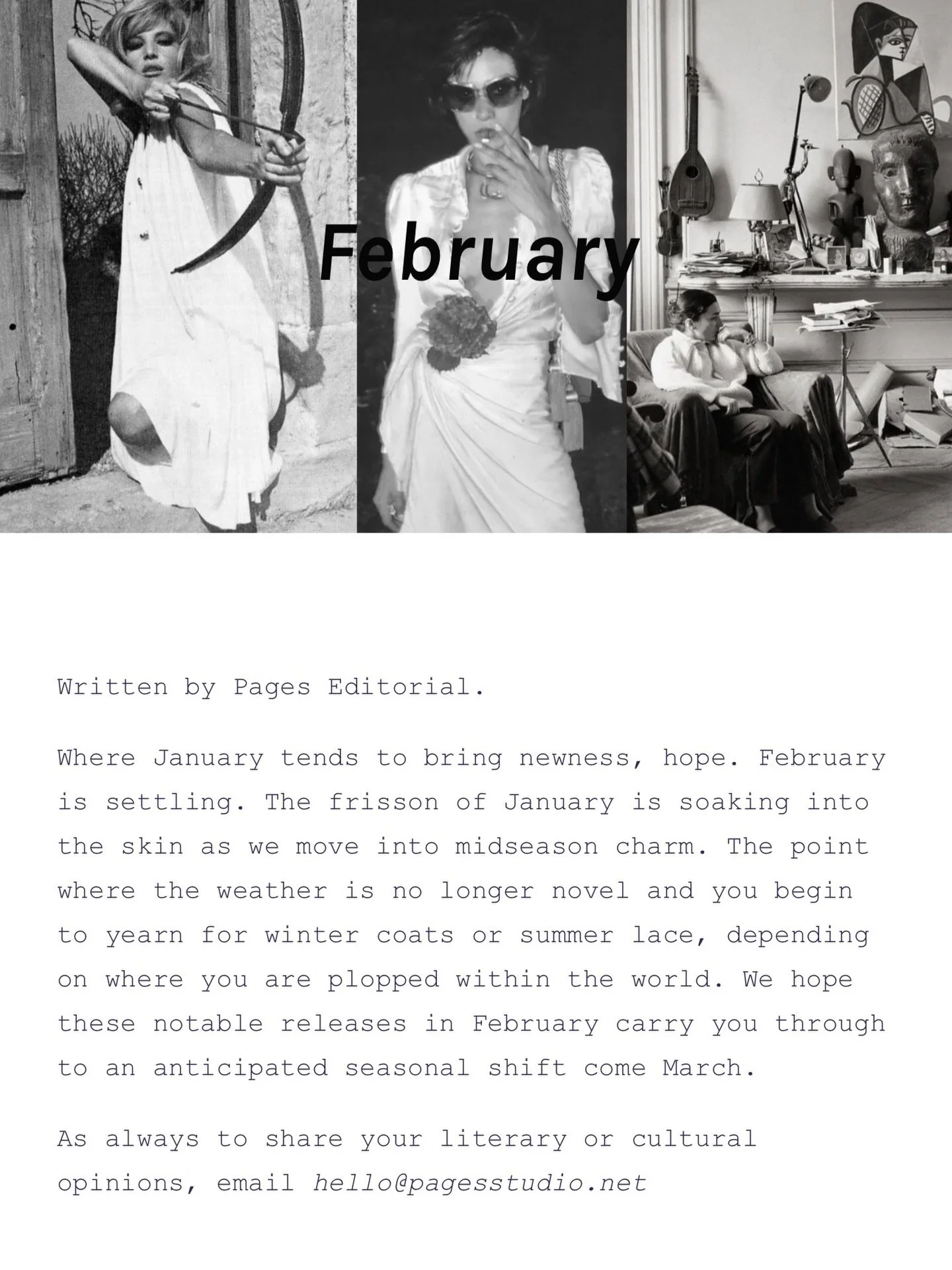 In case you missed our February book releases 🖤🖤🖤

Read more on pagesstudio.net

To contribute to Pages, write to us hello@pagesstudio.net