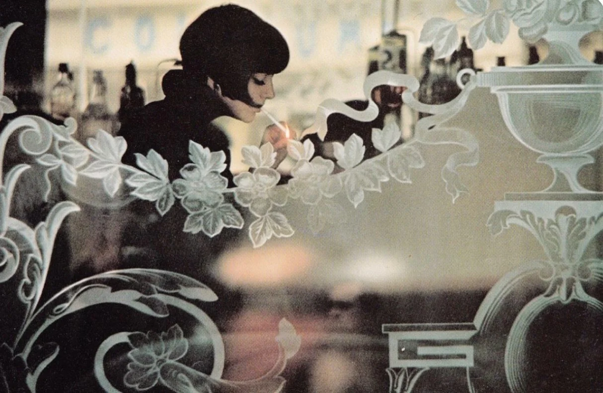 Cafe Window by Gordon Parks, Paris, 1964.