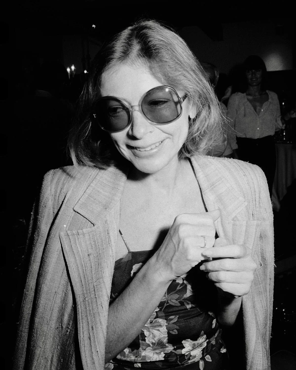 Joan Didion in Malibu, California, 1979. 
Photographed by Jim Frank