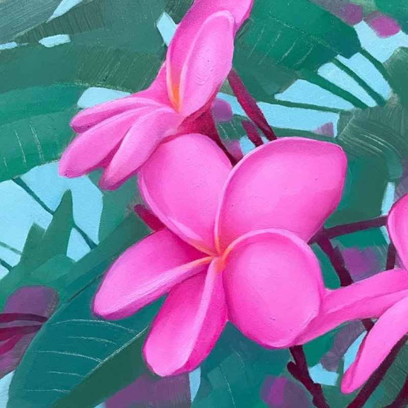 Plumeria Akala Print