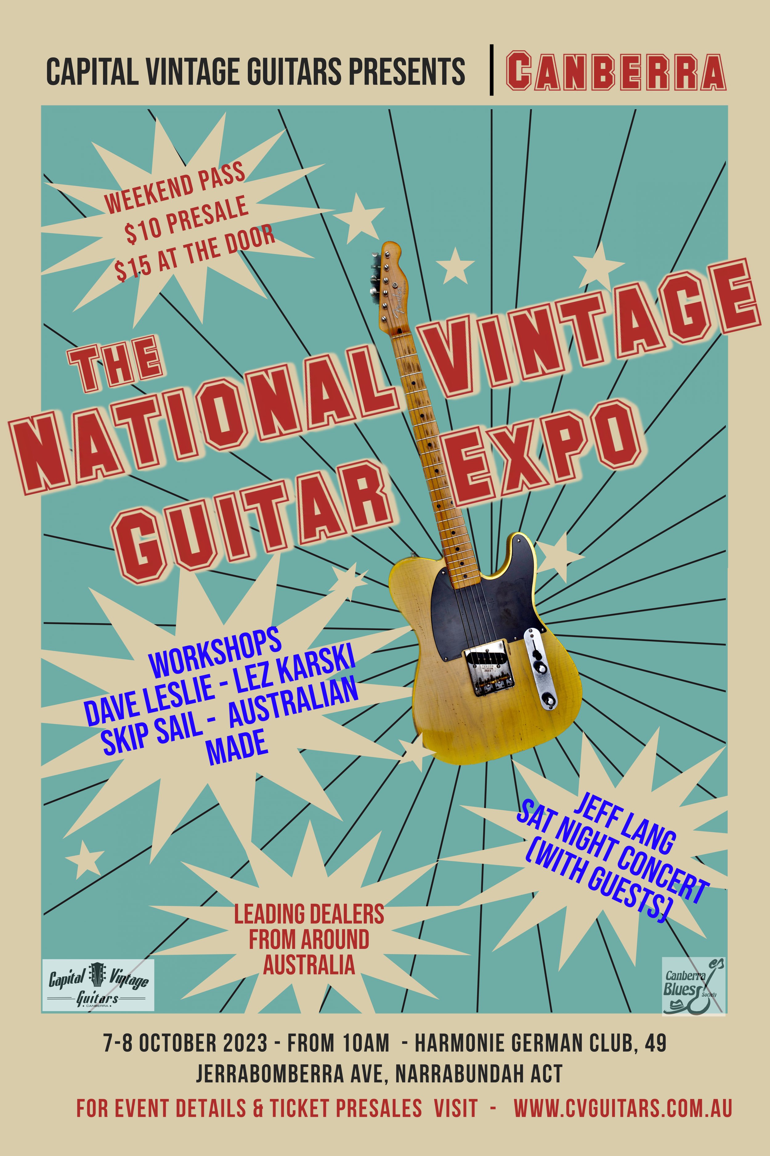 THE NATIONAL VINTAGE GUITAR EXPO @ THE HGC