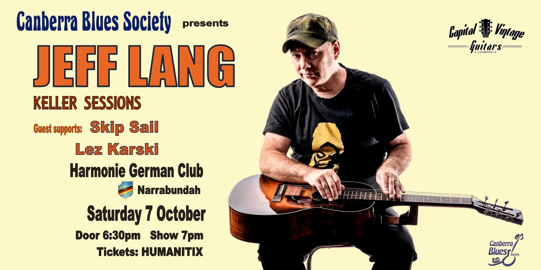 JEFF LANG + SPECIAL GUESTS - KELLER SESSIONS @ THE HGC