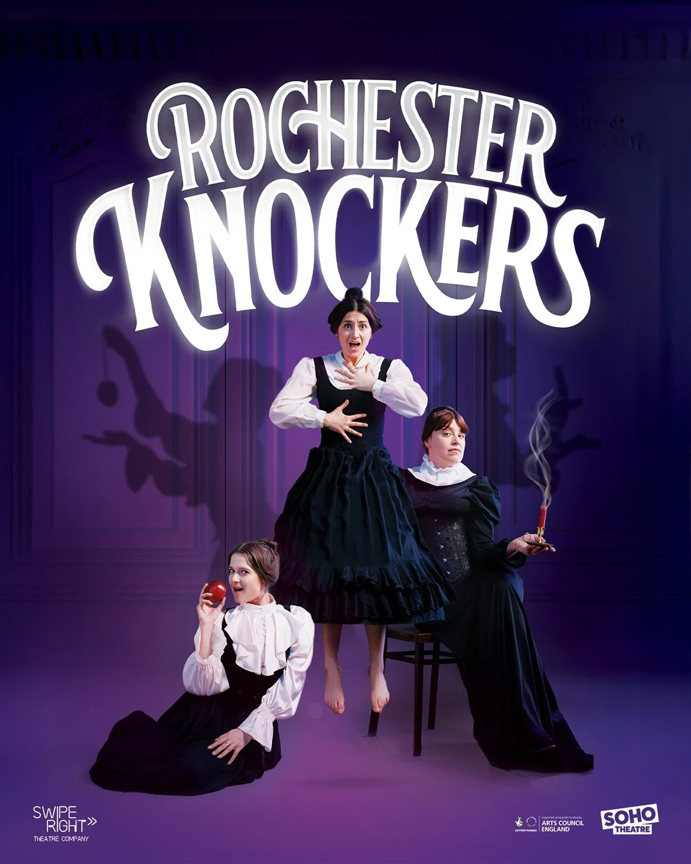 🔮ROCHESTER KNOCKERS 🔮

Here we bloody go! We are so excited to finally announce what we&rsquo;ve been working on these last few months (or we should say years)! 
Rochester Knockers is a deliciously dark new musical comedy following the Fox Sisters 