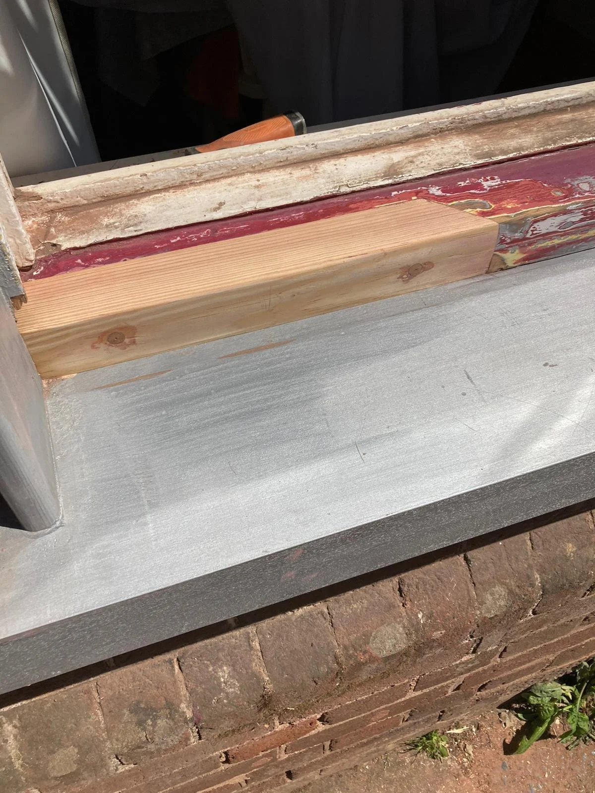 rot repair on window sill