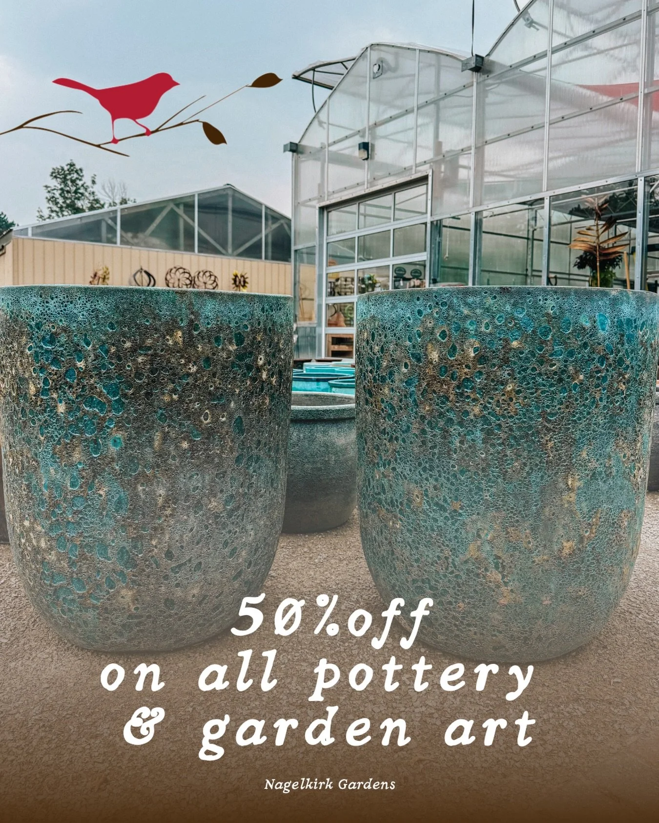 Hurry on in and get yourself some planters while they&rsquo;re 50% off! Garden art too! 🪴 

#nagelkirkgardens #marquette #marquettemi