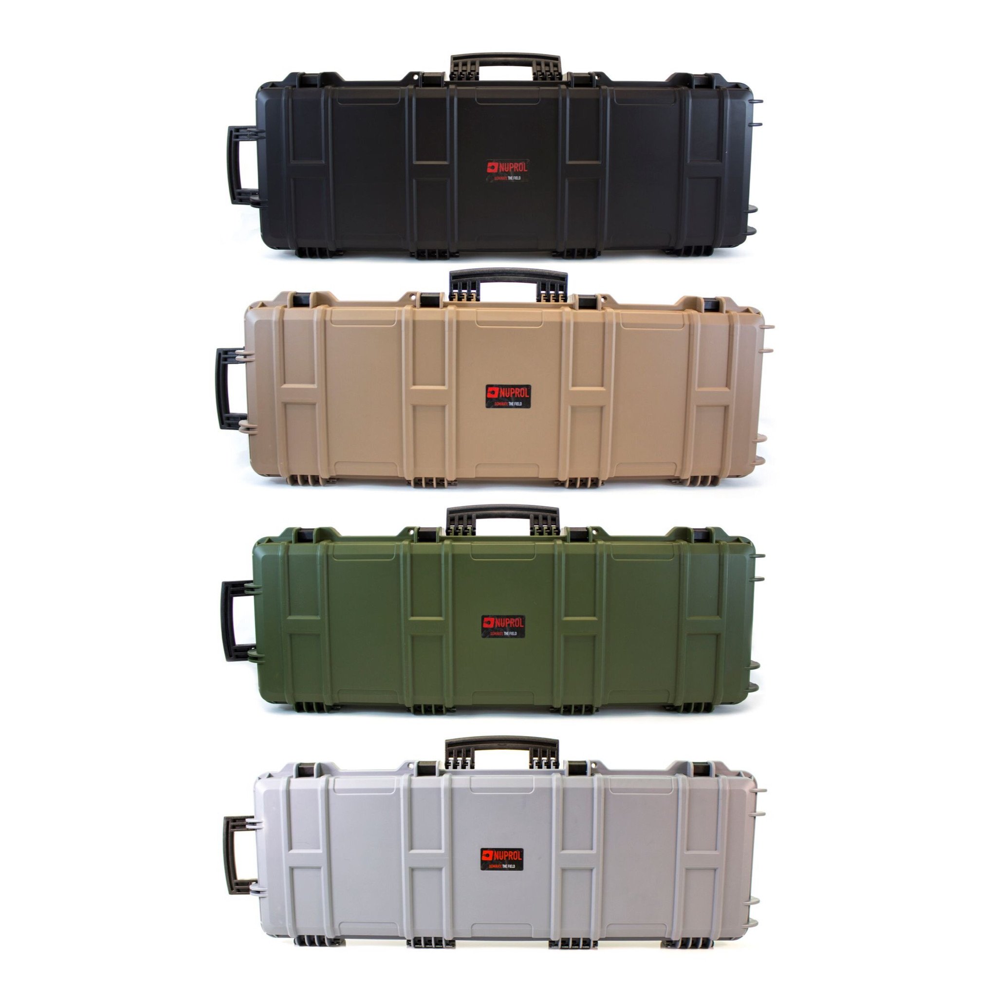 NUPROL XL WHEELED HARD RIFLE GUN CASE TAN — Hidden Airsoft