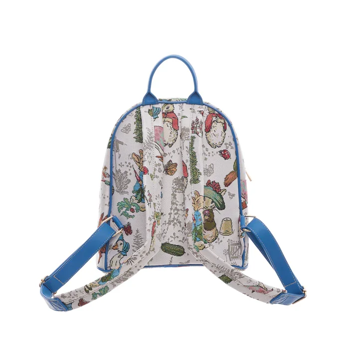 Signare Peter Rabbit Tapestry Casual Daypack Backpack Beatrix Potter Bag Cream (3).webp
