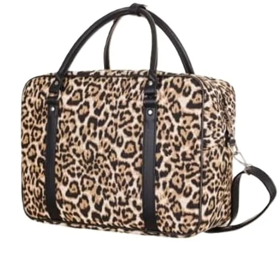 Signare Leopard Animal Print Tapestry Cabin Bag Shoulder Grab Holiday Plane Fun CABIN-LEOPARD (1).jpg