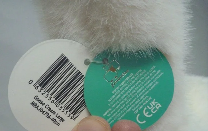 Jomanda Large Cream Goose Bird Toy Baby Nursery Gift From Birth Soft Large 40cm MRAJ0479A-40cm (8).JPG