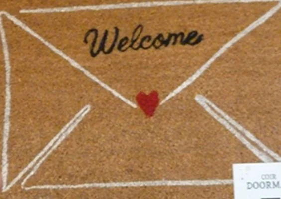 Love Letter Door Mat Coir Home Natural Brown Welcome Heart Front Doormat 40x60cm DL_66626 (4).JPG