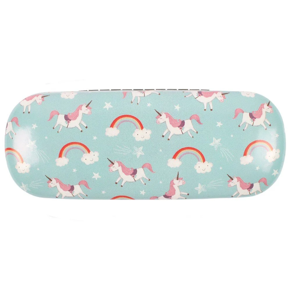 Something Different Glasses Case - Blue Unicorn Design