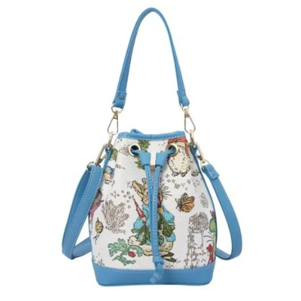 Signare Peter Rabbit Tapestry Casual Bucket Bag Beatrix Potter Grab 2 in 1 Bag BUCK-BP-PETER (1).jpg