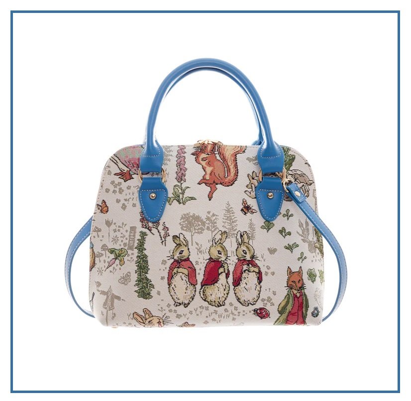 Signare Peter Rabbit Tapestry 2 in 1 Convertible Shoulder Grab Bag Cream Blue CONV-BP-PETER_a (1).jpg
