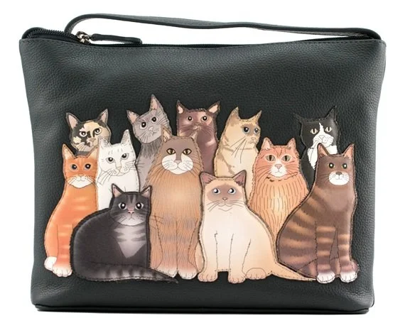 Mala Leather Meowfia Cat Dark Grey Midi Cross Body Shoulder Handbag + Dust Bag 51_7434 (3).jpg