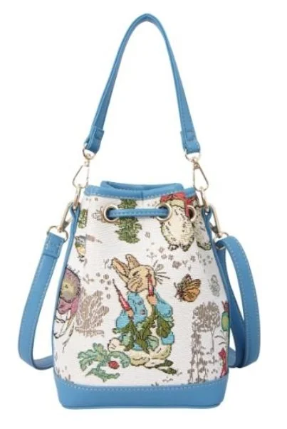 Signare Peter Rabbit Tapestry Casual Bucket Bag Beatrix Potter Grab 2 in 1 Bag BUCK-BP-PETER (3).jpg