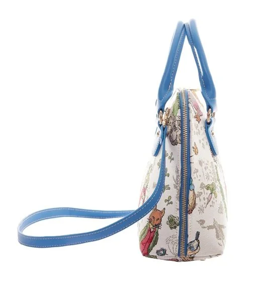 Signare Peter Rabbit Tapestry 2 in 1 Convertible Shoulder Grab Bag Cream Blue CONV-BP-PETER_a (2).jpg