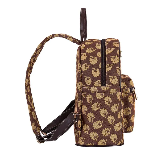Signare Jane Austen Janes Oak Leaves Tapestry Casual Daypack Backpack Bag Brown DAPK-JANE_1_700x (3).webp
