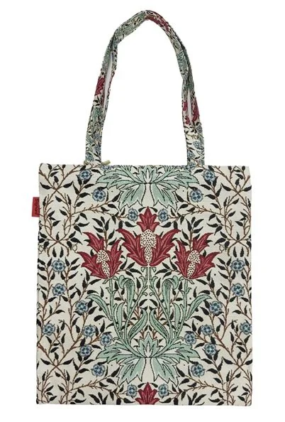 Signare Bourne John Dearle Tapestry Flat Tote Shopper Shoulder Bag Cream Flowers FLAT-BOURNE_ (1).jpg