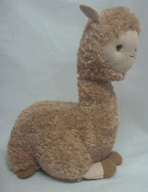 Jomanda Large Alpaca Brown Toy Baby Nursery Gift From Birth Soft Sitting 40cm MRLH0337-40cm (3).JPG