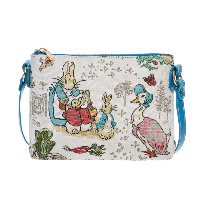 Signare Peter Rabbit Tapestry Casual Cross Body Shoulder Hand Bag Cream Blue DSC00115_700x (2).webp