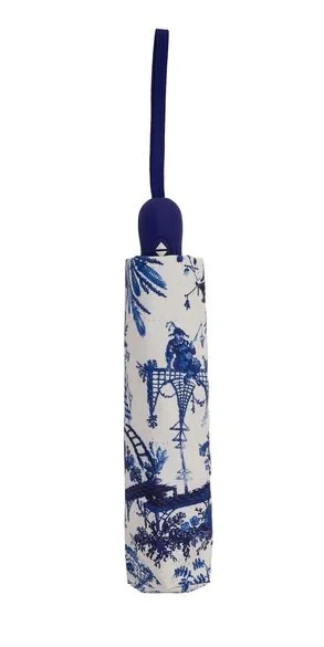 Signare Chinoiserie White Automatic Folding UV UPF50 Compact Umbrella Brolley UM-AUTO-BM-CHINO (13).jpg