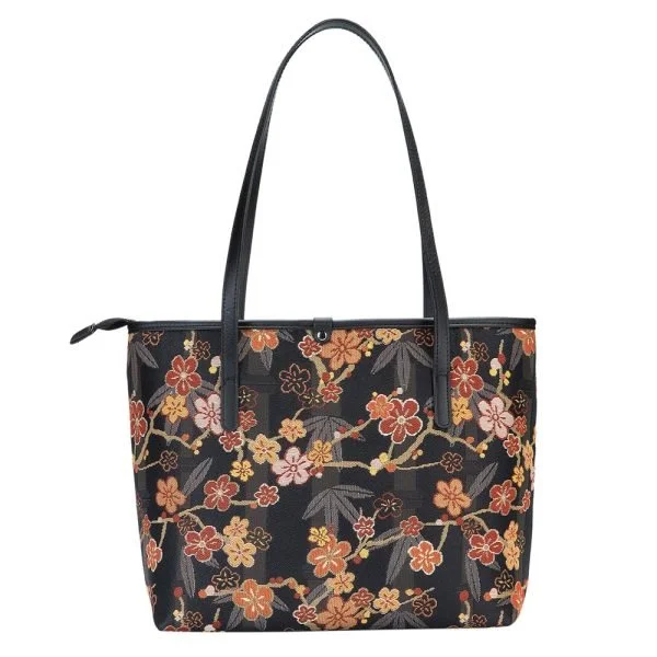 Signare Ume Sakura Cherry Blossom Tapestry Large College Tote Shoulder Grab Bag COLL-SAKURA_1-600x600 (4).jpg
