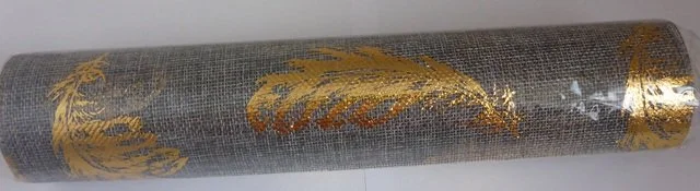 Black Ginger Grey Gold Feather Runner Rectangular Christmas Table 28 x 270cm New 733-843 (4).JPG