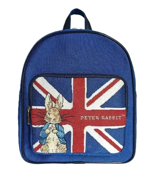 Signare Peter Rabbit Tapestry Casual Daypack Backpack Pack Bag Union Jack Navy DAPK-BP-UJ-PETER (1).jpg