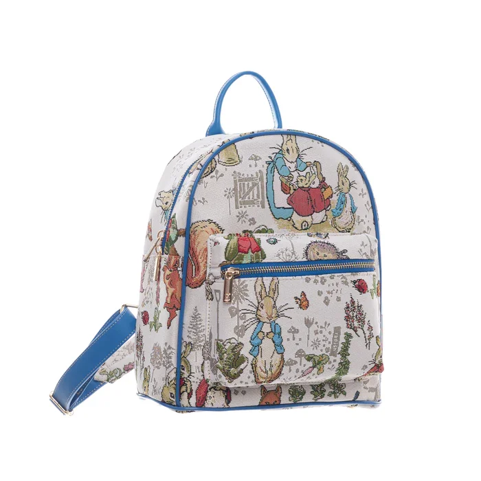 Signare Peter Rabbit Tapestry Casual Daypack Backpack Beatrix Potter Bag Cream (1).webp