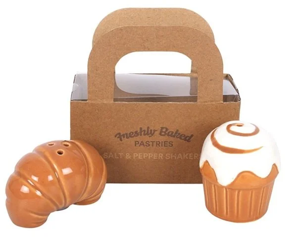 Pastry Salt Pepper Shaker Cruet Set 2 Ceramic Pot Pots Shake Croissant Muffin BH_29027 (12).jpg