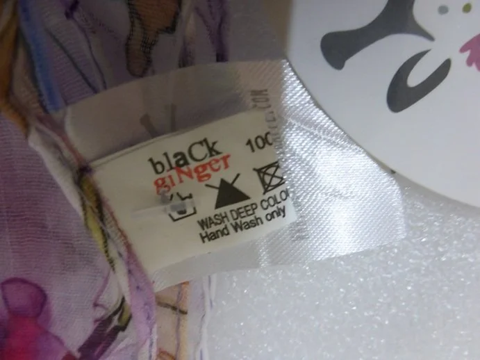 Black Ginger Summer Scarf Antheia Flurry of Roses Purples Floral Sketch 50x180cm 736-332 (5).JPG