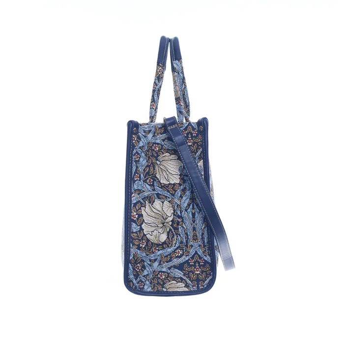 Signare Pimpernel & Thyme Blue Tapestry City Handbag Cross Shoulder Grab Bag (4).webp