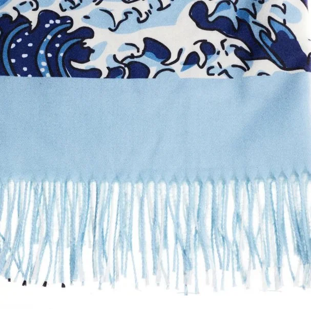 Signare Hokusai’s Great Wave Pashmina Large Scarf Art 200 x 70cm Fringe Blue New SC-PASH-ART-WAVE (12).jpg