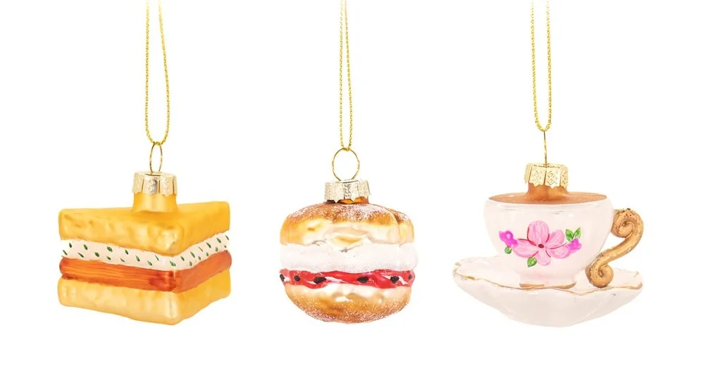 Sass & Belle Afternoon Tea Cup Cake Bauble Hanging Decoration Xmas Tree Set of 3 RUBYXM250_A (1).jpg