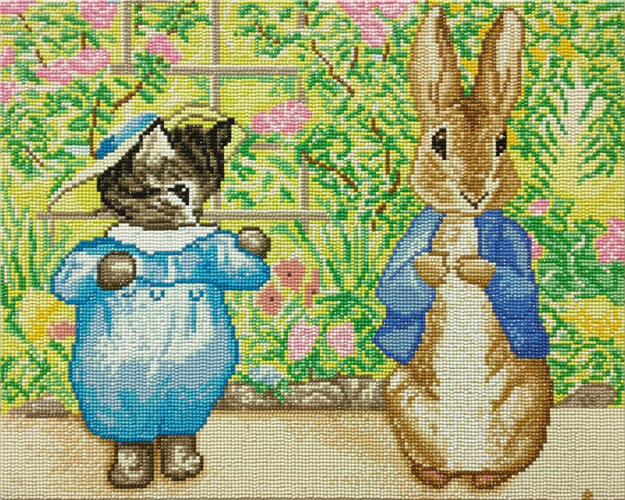 Peter Rabbit Tom Kitten Craft Buddy Diamond Crystal Art Framed Canvas Kit 30cm CAK-PRBT51L (1).webp