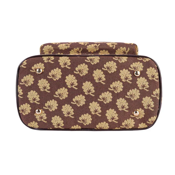 Signare Jane Austen Janes Oak Leaves Tapestry Casual Daypack Backpack Bag Brown DAPK-JANE_1_700x (4).webp