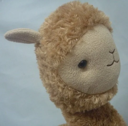 Jomanda Large Alpaca Brown Toy Baby Nursery Gift From Birth Soft Sitting 40cm MRLH0337-40cm (4).JPG