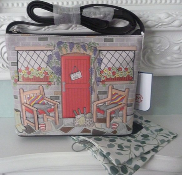 Mala Leather Gone To Pot Midi Cross Body Shoulder Handbag + Dust Bag Brown Grey 68 7461 (11).JPG