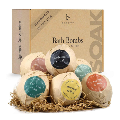 photo of bath bombs