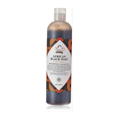 photo of an African black scented body wash