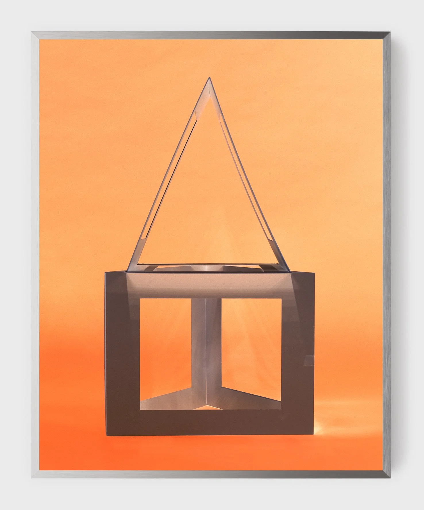 Lenard Smith, “Regarding Structures #4452” (2024–2025). 16 × 20 in (40.64 × 50.8 cm)
