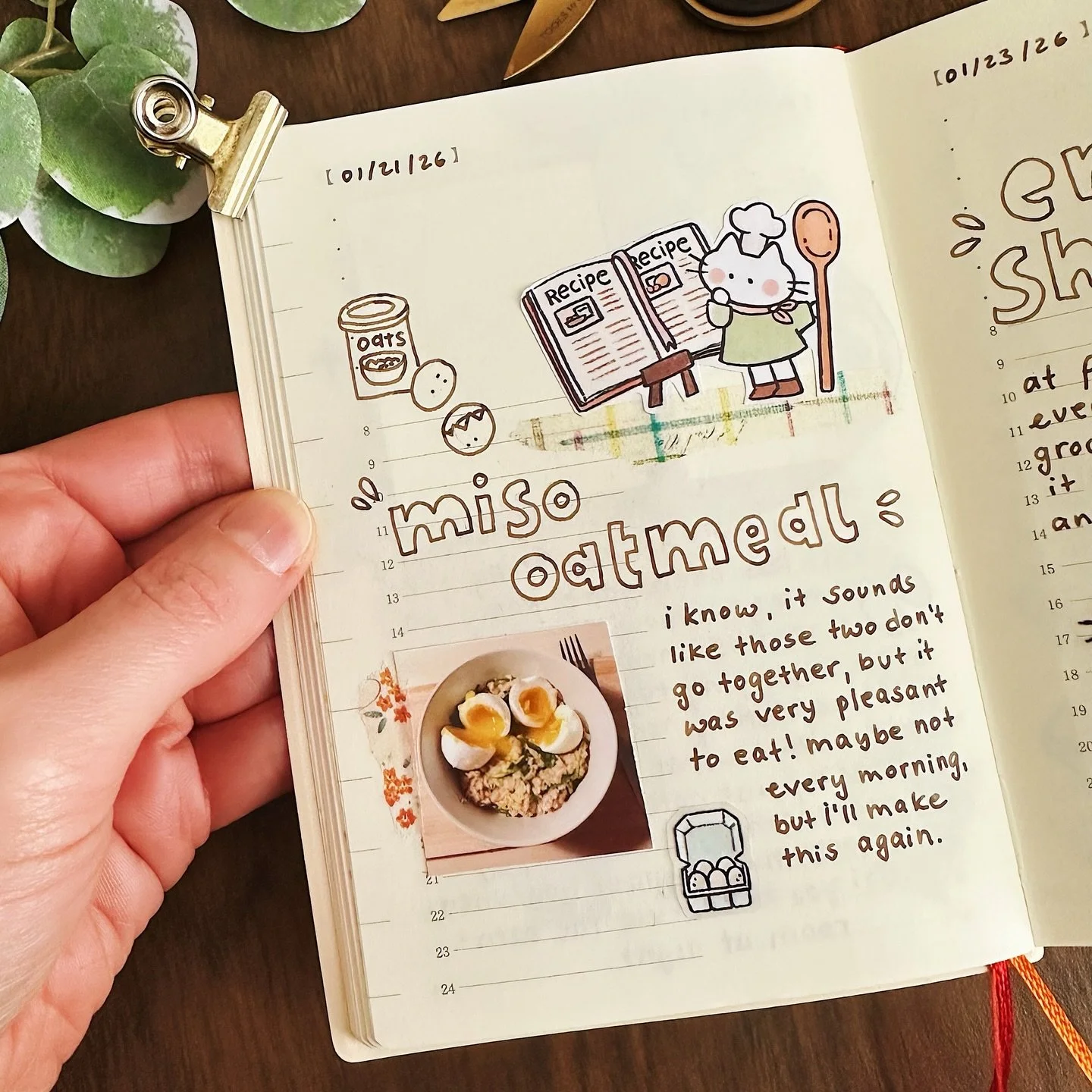 🥣🥚Currently trying some unconventional breakfast recipes and was quite surprised how much I enjoyed the Miso Oatmeal. I&rsquo;m looking forward to making this again 😋