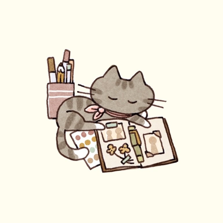 🐾 Weekend - time to journal&hellip; and nap 😌 Or trying to journal while others nap.
