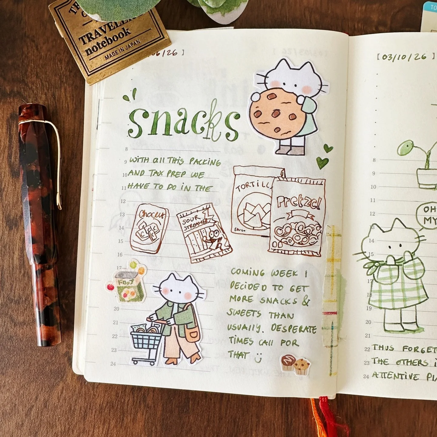 🥨 Tax season is snack season 😋 And speaking of losses some of our house plants unfortunately didn&rsquo;t survive the winter 😬 (and if we&rsquo;re honest they didn&rsquo;t survive me not watering them enough). But hopefully journaling about this m